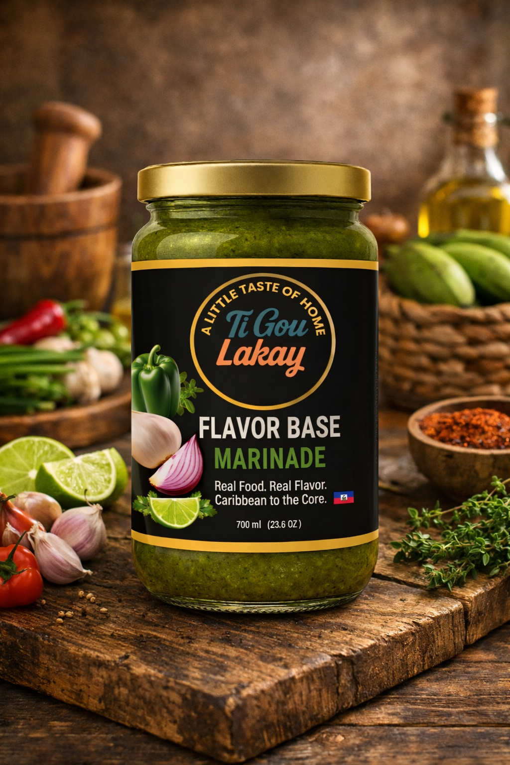 Ti Gou Lakay- Flavor Base  Marinade