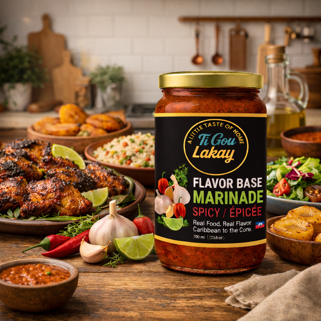 Ti Gou Lakay-Spicy  Flavor Base Marinade🌶️🌶️
